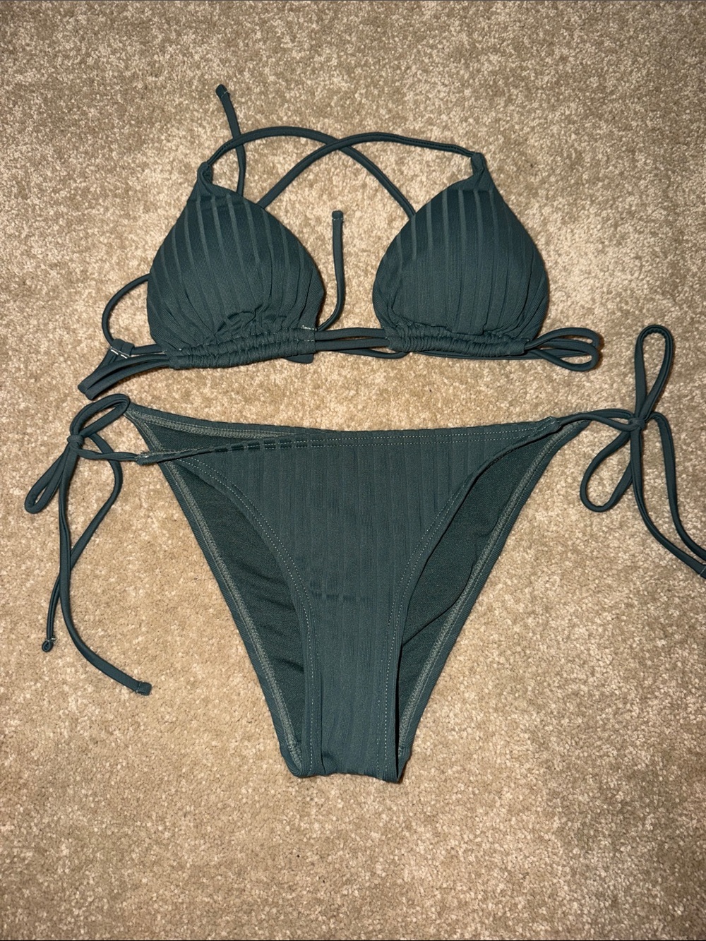 Ron Jon Classic Triangle String Bikini Set